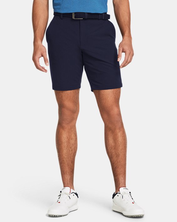Men's UA Matchplay Tapered Shorts in Blue image number 0